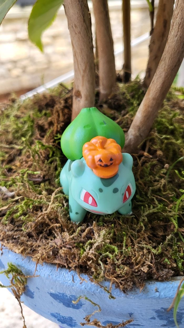 Super Figurine pokemon Nintendo Bulbizarre halloween effet brillant - photo numéro 6