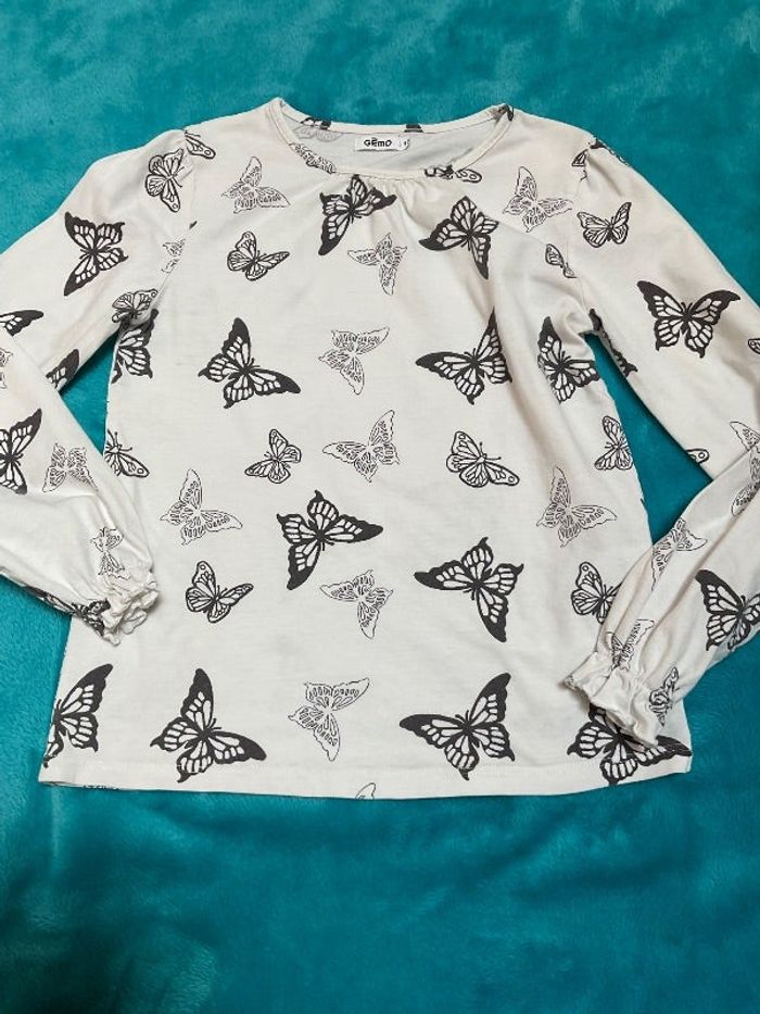 tee shirt t-shirt gemo 10 ans tbe