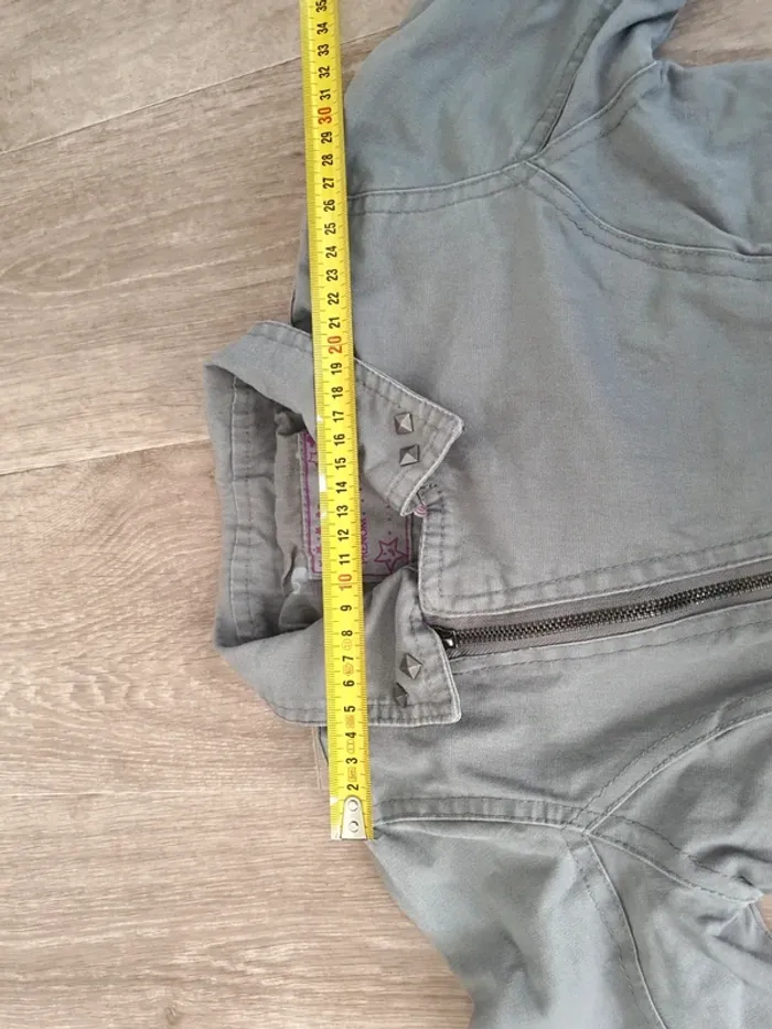 Veste grise à zip taille 6 ans - photo numéro 7