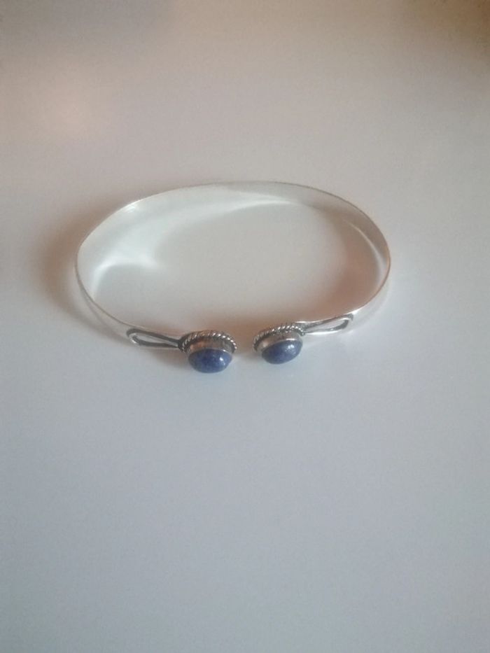 🌸Bracelet argenté avec pierres Lapis Lazuli Neuf 🌸