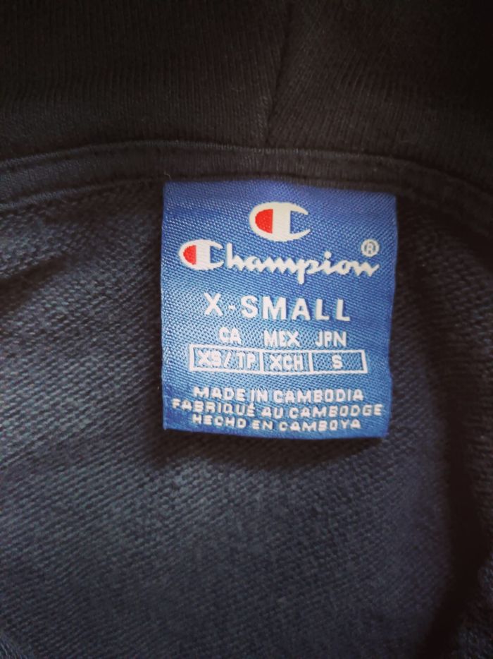 Sweats Champion Taille X/S en bleu et blanc, comme Neuf sans étiquette. - photo numéro 5