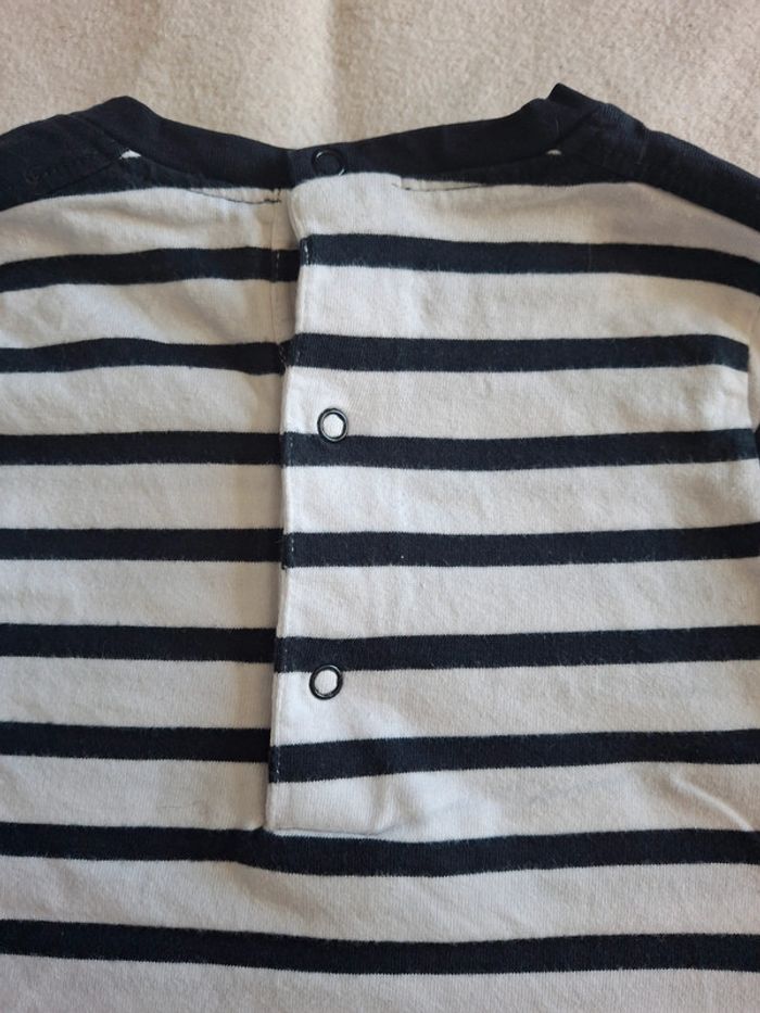 Tee-shirt marinière 23mois - photo numéro 5