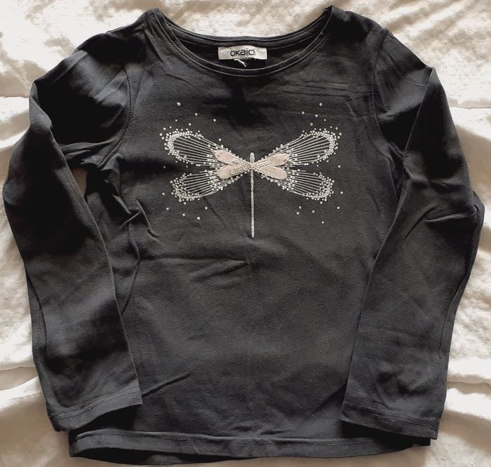 Haut manches longues fille 4-5 ans / Okaïdi