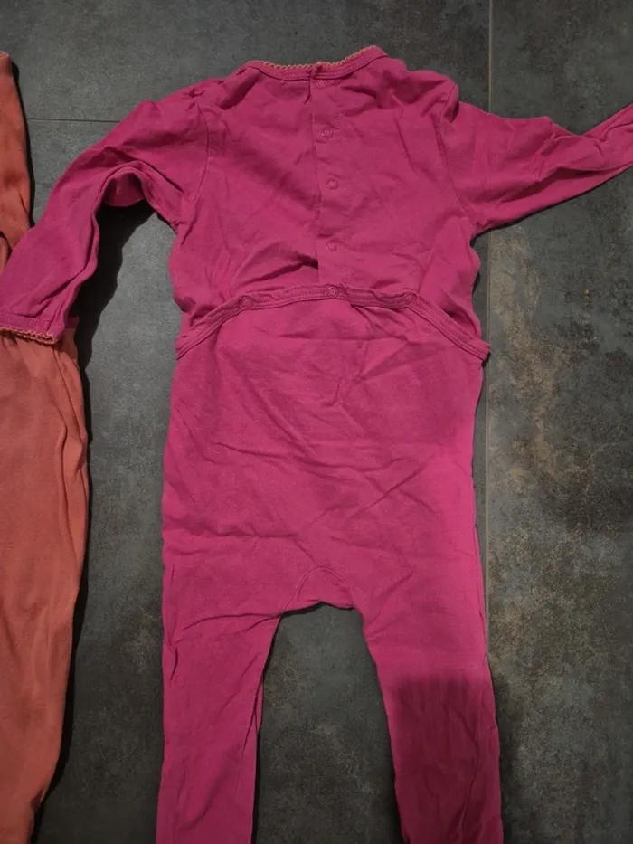 Lot pyjamas 24 mois bébé fille - photo numéro 3