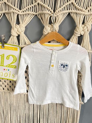 T-shirt manches longues t.12m