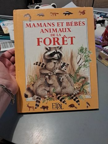 Livre mamans et bébés animaux de la foret