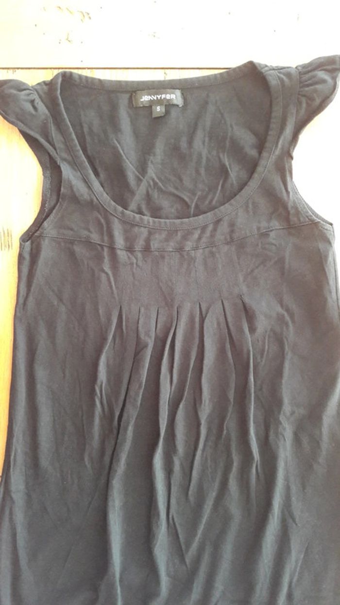 Robe courte, sans manches , noire , taille S - photo numéro 3