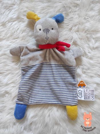 Doudou Chien Gris Mots d'Enfants