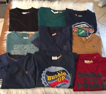 Neufs (non portés) 🏷💙😍🥰lot teeshirts ml 4 ans garçon 🥰😍💙