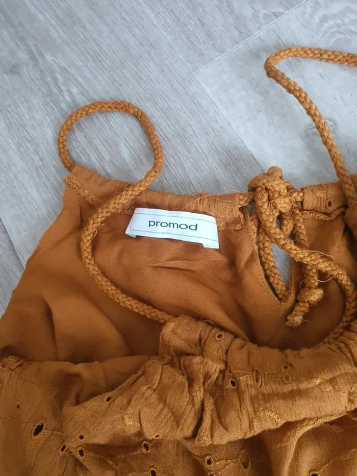 Robe longue marron taille 36 Promod - photo numéro 6