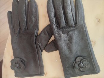 Gants cuir Damart