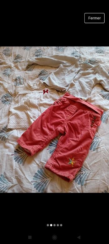 Ensemble 3 pièces 6 mois