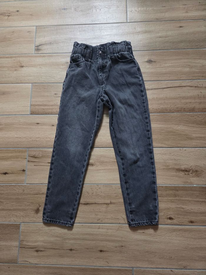 Jean Mom Gris Anthracite Kiabi 10 ans