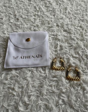 Boucles d’oreilles en acier inoxydable neuves 