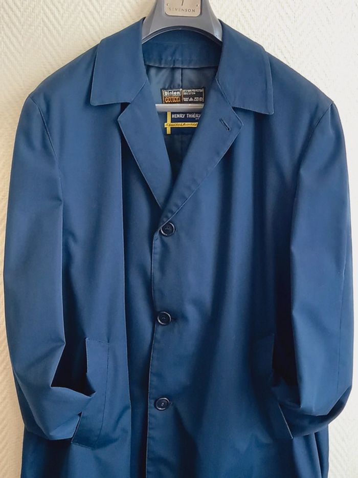 Manteau pour homme ou femme taille XXL couleur bleue marine - photo numéro 7