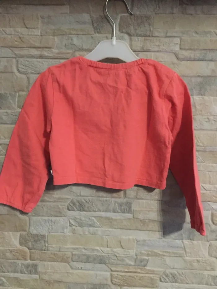 Gilet boléro corail Gémo 24M - photo numéro 2