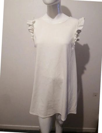 robe casual sans marque blanc taille S