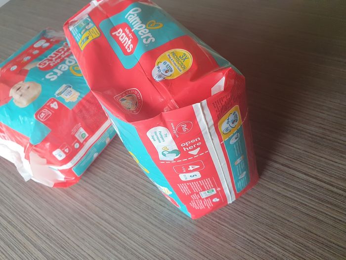 Lot de 2 paquets de Pampers Pants Baby-dry - photo numéro 3
