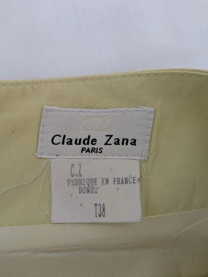 Mini-jupe d'été vintage - Claude Zana - taille 34 - photo numéro 3