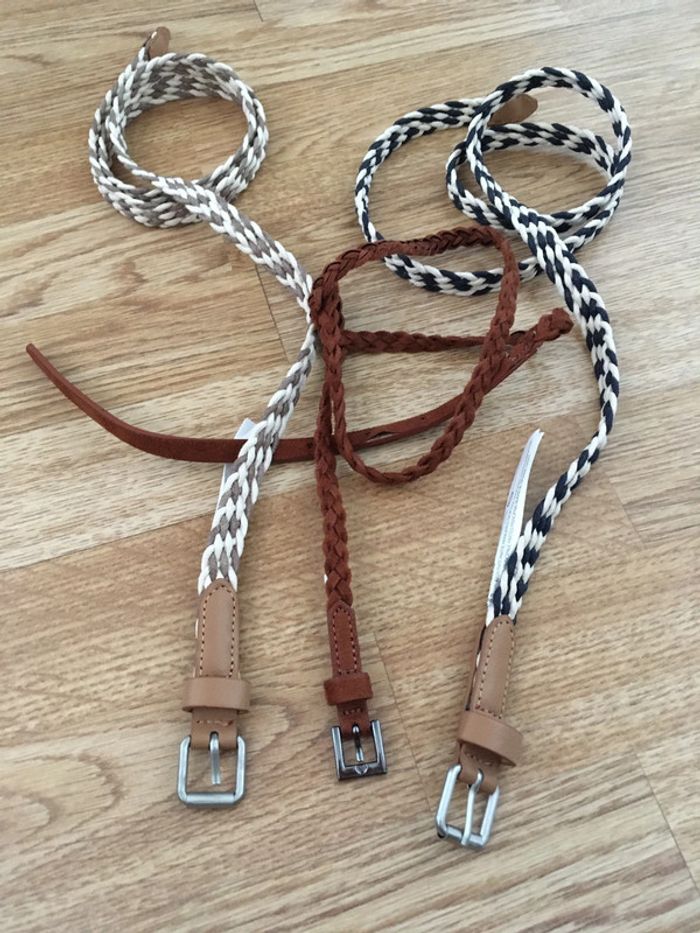 Ceintures (lot de 3, taille 100cm)
