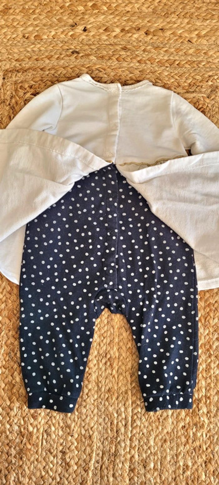 Jolie combinaison ensemble pantalon et pull attaché Winnie l'Ourson Disney Baby 6mois - photo numéro 6
