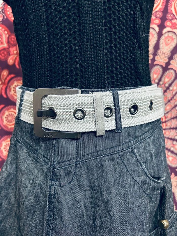 🩶Ceinture coton gris EDC by Esprit Light gray Cotton Belt🩶 - photo numéro 4