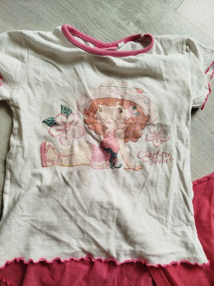 Pyjama short charlotte aux fraises 5 ans - photo numéro 2