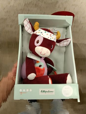 Peluche doudou vache Rosalie Lilliputiens