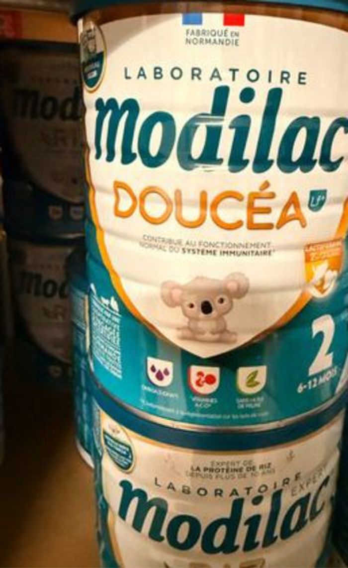 Lot de 6 boîtes de lait Modilac Doucea 2