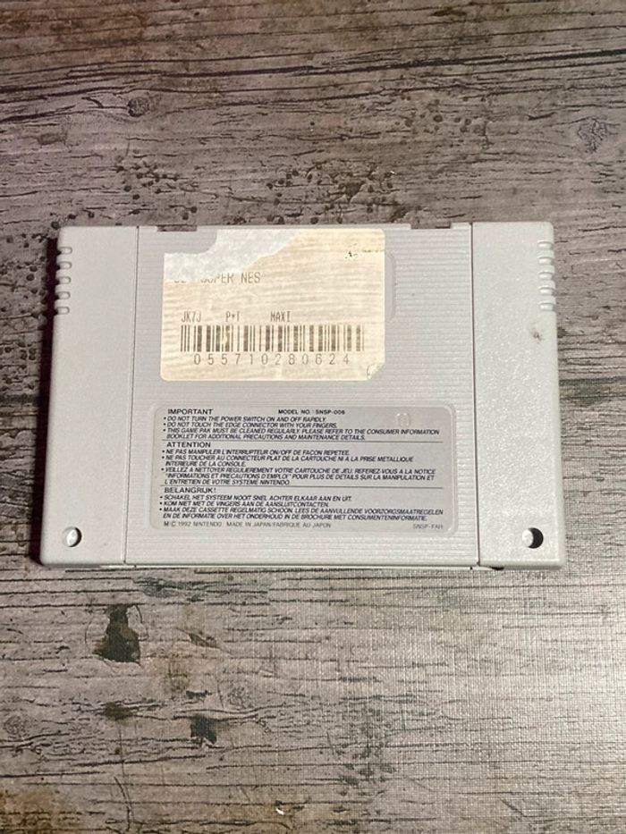 Tiny Toon Busters Jeu Super Nintendo Loose PAL - photo numéro 2