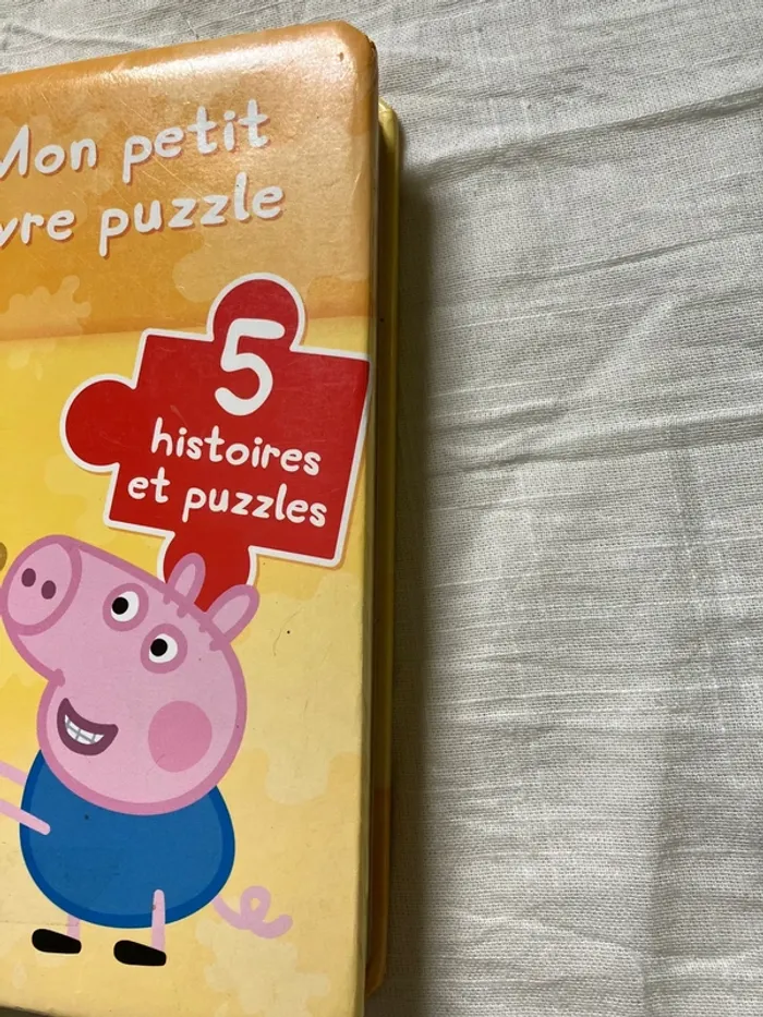 Livre enfant – Peppa Pig : Mon petit livre puzzle (5 histoires + puzzles) - photo numéro 4
