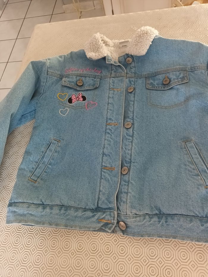 Veste en jean 12 ans minnie kiabi - photo numéro 4