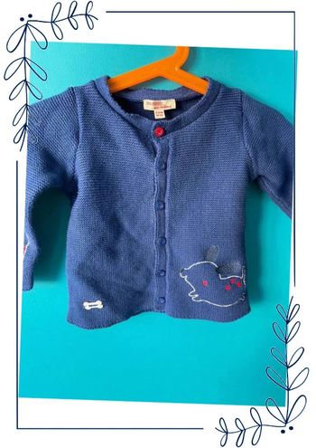 Beau gilet en maille hiver 18 mois DPAM