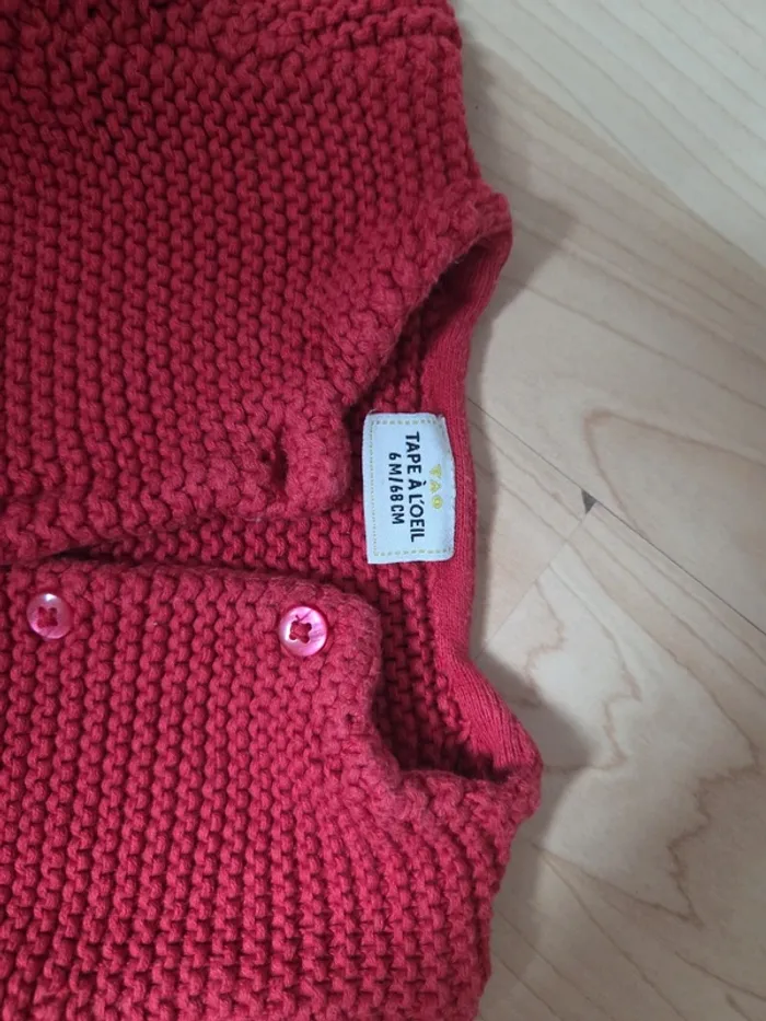 Gilet 6mois fille TAO - photo numéro 2