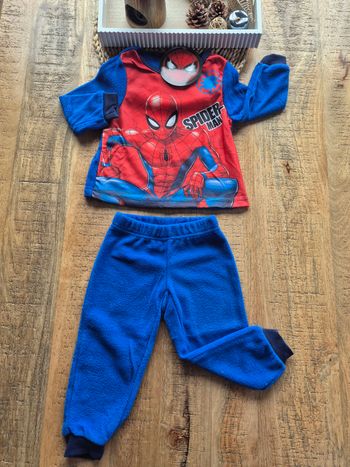 Pyjama 2 pieces 4 ans Spiderman Bleu
