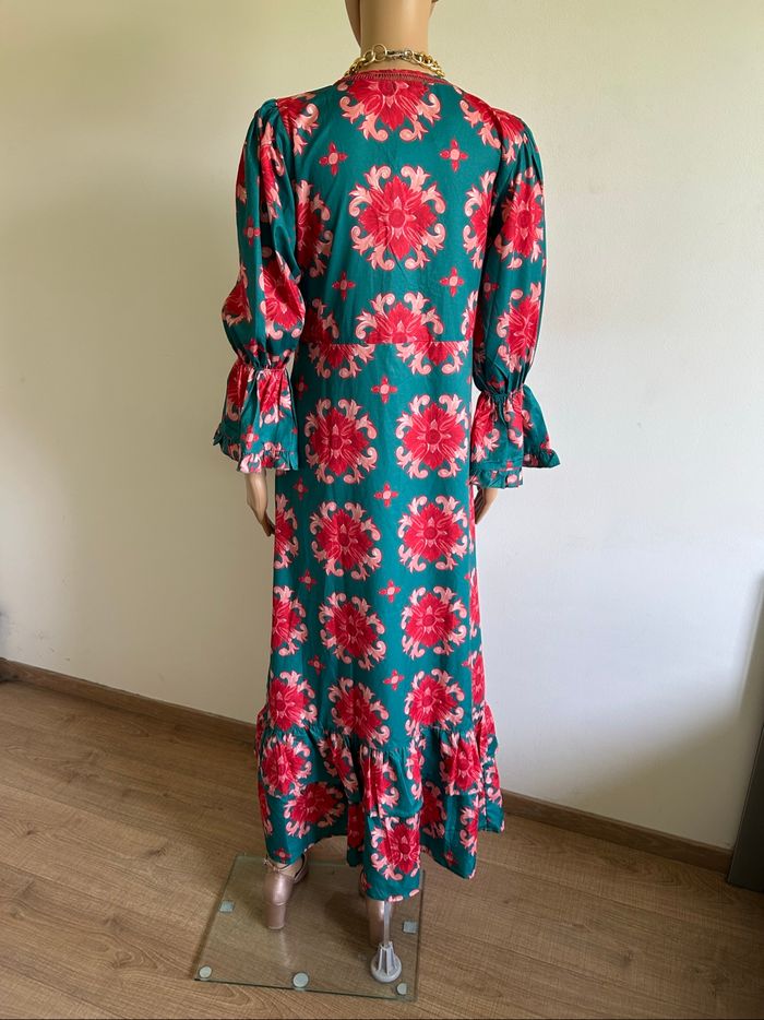 Robe longue imprimée neuve Moda Posa taille S - photo numéro 6