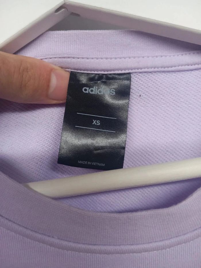 Pull/Sweat Vintage Adidas LIlas - photo numéro 6