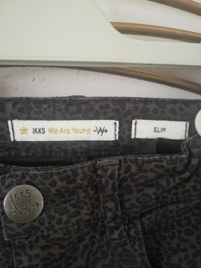 Jeans Ikks léopard T10 ans - photo numéro 3