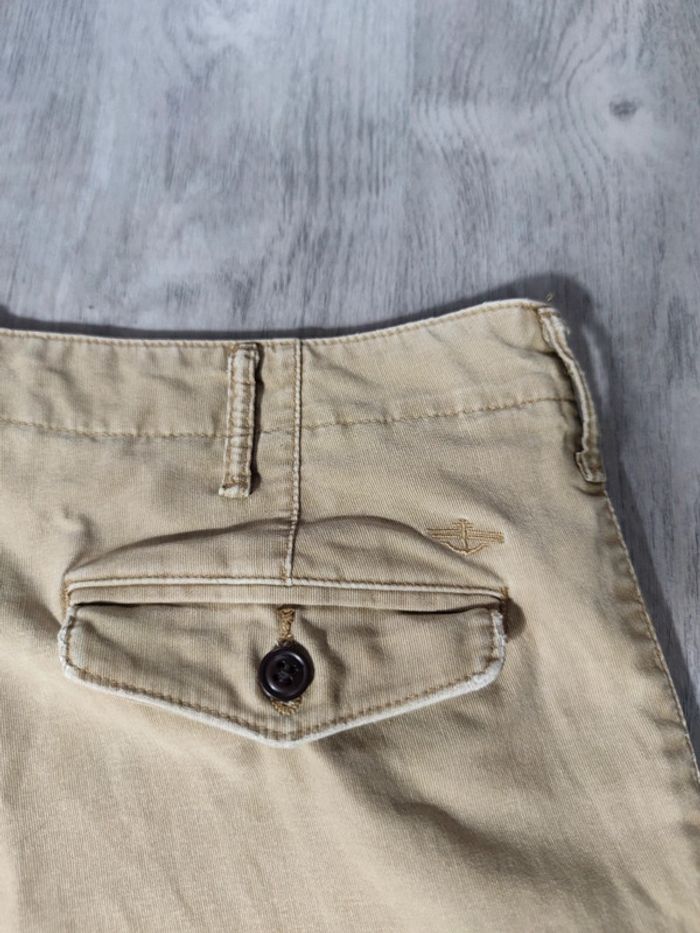 Pantalon Dockers Chino D2 Straight Fit Beige Taille W34-L30 Homme - photo numéro 9