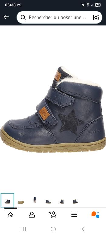 Bottines cuir fourrées laine membrane imperméable en tex