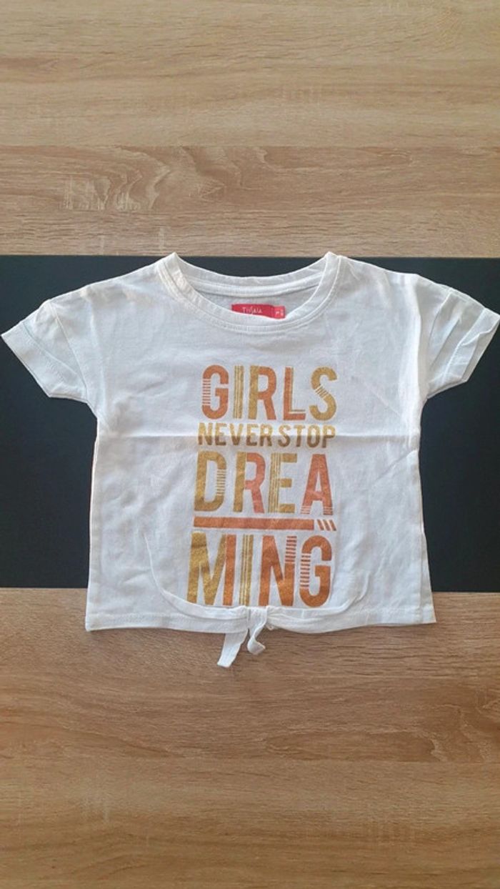 Lot de 2 tee-shirts manches courtes 3 ans - photo numéro 2