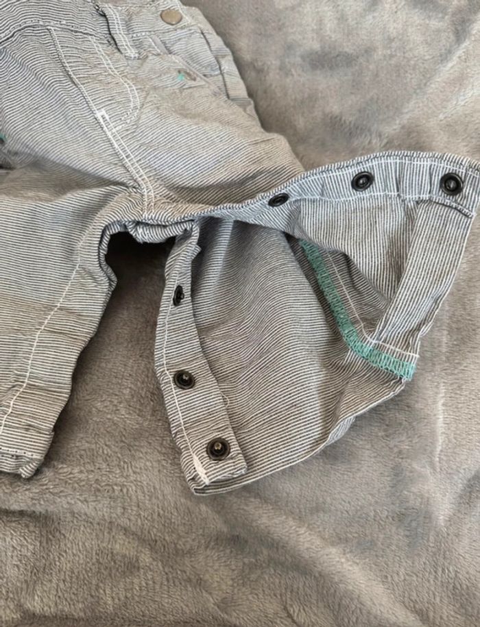 Ensemble salopette longue + body ml - 3 mois - Obaïbi - photo numéro 4