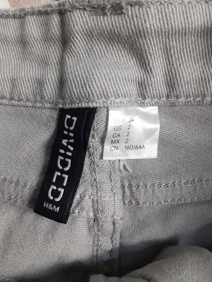 Jeans flare évasé gris XS - photo numéro 2