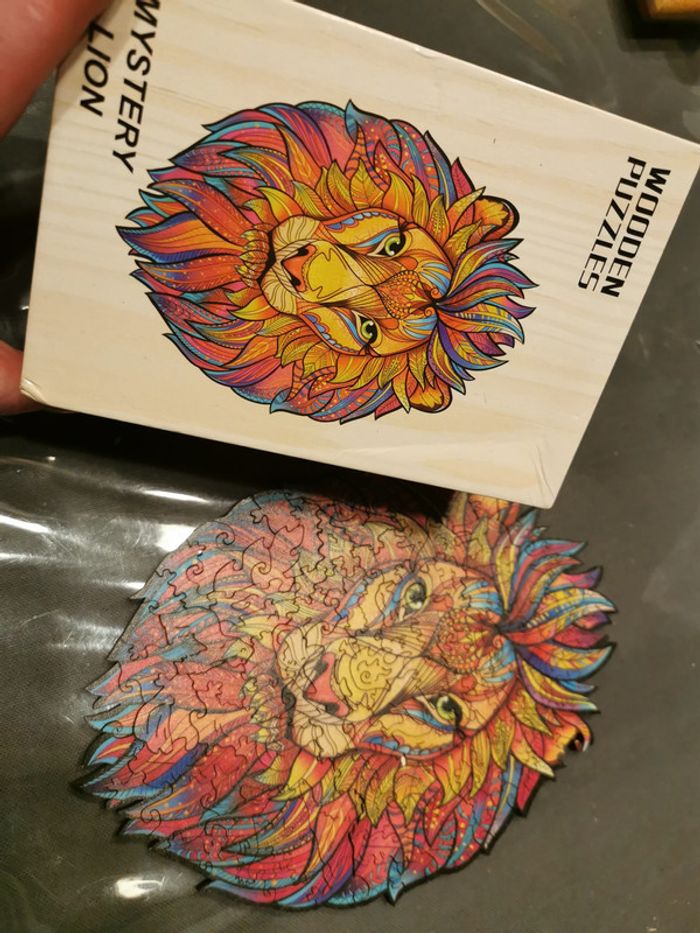 Puzzle en bois Mystery Lion wooden puzzles - photo numéro 4