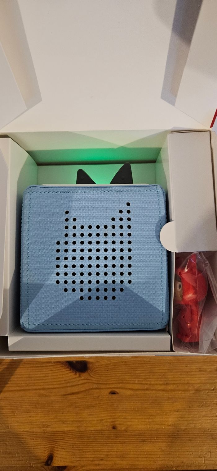 Toniebox V1 bleu ciel + créatif + sac - photo numéro 6