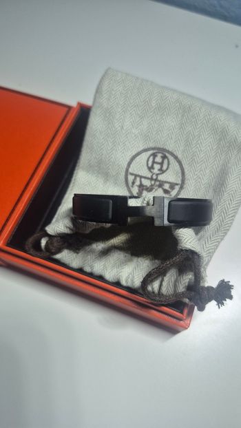Bracelet Hermes clic HH So noir