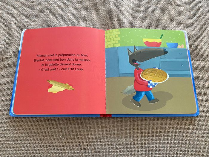 Livre p'tit loup est le roi de la galette Auzou - photo numéro 6