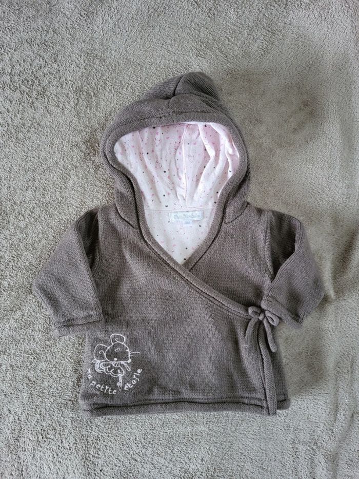 Gilet veste fille 3 mois