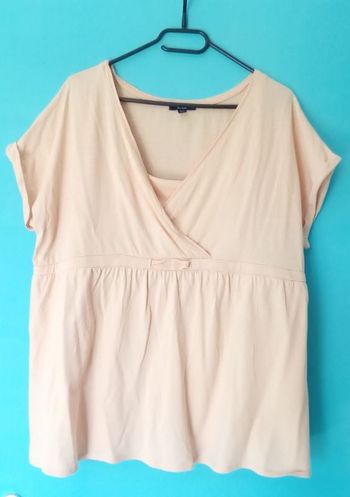 🌺Tee-shirt cache-cœur de grossesse Kiabi taille 42🌺