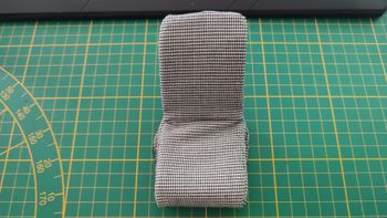 Tapisserie siège avant gauche 44-1 numéro 44 n°44 pièce détachée Citroën 2CV 2 CV Charleston 1/8 1:8